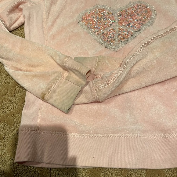 Twisted Heart pink hoodie with embellished heart - Picture 4 of 6